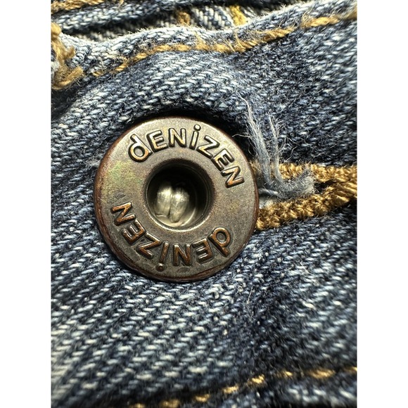 Denizen 236 Jeans Mens 34x30 Blue Regular Fit Straight Leg Denim YKK Zipper - Picture 5 of 14